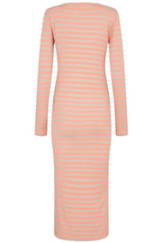 Natalia LS Dress | Peach Sand Stripe | Kjole fra Liberté