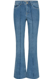Alli Sea Flare Jeans | Light Blue | Jeans fra Mos Mosh