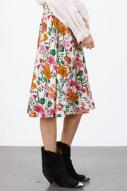 Agnete Skirt | Flower Print | Nederdel fra Lollys Laundry