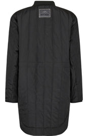 Sila Quilted Coat | Black | Jakke fra Mos Mosh