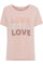 T-shirt LLL print | Rosa | T-shirt fra Costamani