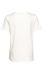 Fenjal-Tee-Five  | Offwhite | T-shirt fra Freequent