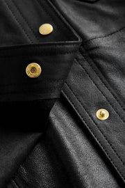 Shirt | Black (Nero) | Læderskjorte fra  Depeche