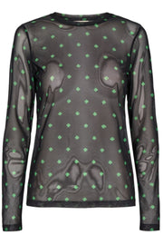 Barbine-Ls | Kelly green | Bluse fra Freequent