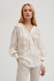 Sharon Shirt | Off White | Skjorte fra Gustav