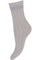 Fashion Sock | Grå / Lilla | Glimmer strømpe fra Hype the Detail