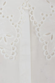 Ulva-Sh-Embroidery  | Offwhite | Skjorte fra Freequent
