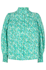 Donda Petra Shirt | Green | Bluse fra Co'couture