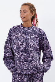 Drake Sweat| Leopard Print | Sweatshirt fra Lollys Laundry