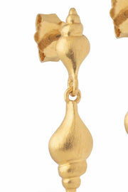 Tulip Shell | Guld | Øreringe med konkylier fra Enamel