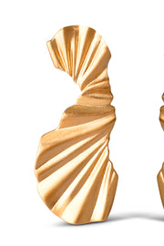 Big Wave Earring | Guld | Øreringe fra Enamel