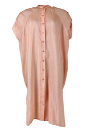 Elvira SS Shirtdress | Peach | Skjortekjole fra Black Colour