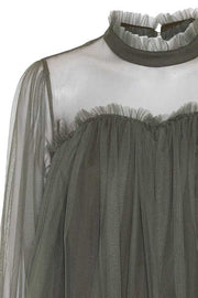 Camilla blouse | Army | Bluse fra Emm Copenhagen