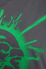 Emm Eagle Tee | Green | T-shirt med ørn fra Emm Copenhagen