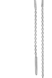 Hoop chain | Sølv | Lange kæde øreringe fra Enamel