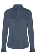 Mattie Flip Shirt | Nachtblau | Shirts von Mos Mosh