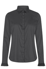 Mattie Flip Shirt | Black | Shirts fra Mos Mosh