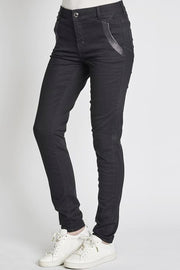 Etta Glam Black - Sorte jeans fra Mos Mosh -  Mos Mosh - Lisen.dk