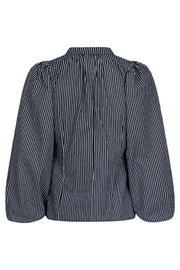 Eugene Stripe Shirt | Black | Skjorte fra Neo Noir