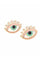 Eyes Earrings | Guldfarvet/Pink | Øreringe fra Birdsong