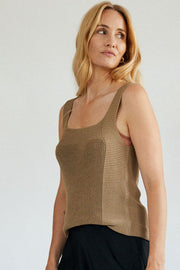 Val To | Beige Sand  | Tanktop fra Freequent