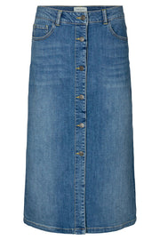 Rock Skirt | Vintage blue denim | Denim nederdel fra Freequent