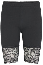 Zuni Shorts Lace | Sort | Cykelshorts med blonde fra Freequent