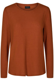 Duve blouse | Cinnamon stick | Blød basisbluse fra Freequent