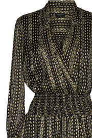 Faim Long Dress | Black Mix | Lang kjole med print fra Freequent