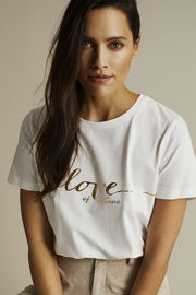 Fenja tee love sustainable | Hvid | T-shirt fra Freequent