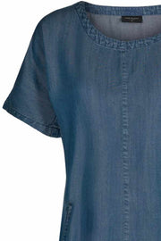 Mollo tunic pretty | Medium blå | Kjole fra Freequent