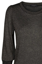 Mackie Pullover Balloon | Black | Pullover med glimmer fra Freequent