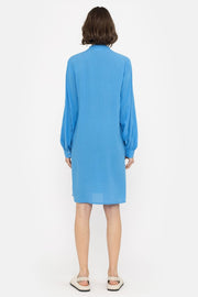 Fie Gaya Dress | Azure Blue | Kjole fra Soft Rebels