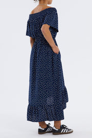 Flora Dress | Dot Print | Kjole fra Lollys Laundry