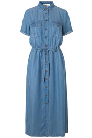 Sanford dress | Vintage light blue | Denimkjole fra Global Funk