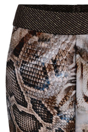 Printed Regular Legs | Snake | Løse bukser med print fra Gustav