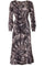 Long dress | Sort / brun | Lang kjole med print fra Gustav