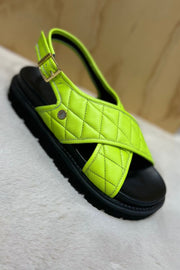 Going Wild Neon | Neongreen | Sandaler fra Copenhagen Shoes
