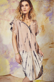 Miki Dress | Tie Dye Multi | Kjole med print fra Gossia