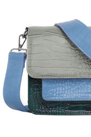 Cayman Pocket Multi  Bag | Grey | Multifarvet laktaske fra Hvisk