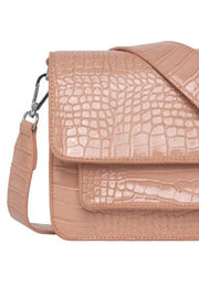 Cayman Pocket Bag | Peach | Rosa laktaske med lomme fra Hvisk