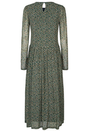 Hama Dress | Navy | Lang kjole med print fra Freequent