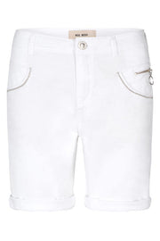 Nelly Block Shorts | White | Shorts fra MOS MOSH