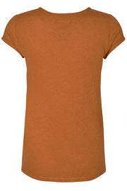 Troy Tee SS | Glazed ginger | T-shirt fra Mos Mosh