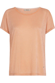 Kay Tee | Peach Cobbler | T-shirt med glimmer fra Mos Mosh