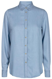 Martina denim shirt | Light blue | Skjorte fra Mos Mosh