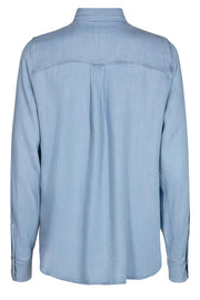 Martina denim shirt | Light blue | Skjorte fra Mos Mosh