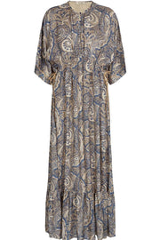 Raven paisley dress | Paisley Print | Maxikjole fra Mos Mosh