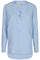 Danna Linen Blouse | Chambray blue | Hørskjorte fra Mos Mosh