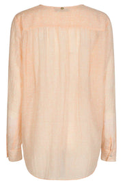 Valja Mini Paisley Shirt | Peach cobbler | Skjorte med bindebånd fra Mos Mosh
